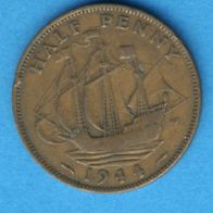 Großbritannien 1/2 Penny 1944