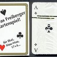 Kartenspiel - Freiberger Premium / Skat / Mau / 17 + 4 / topp