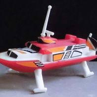 Ü-Ei Schiffe 1991 - Tragflächenboote - Typ 1 - Schiffskörper rot (1) - Text!