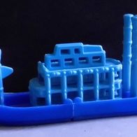 Ü-Ei Schiffe 1993 - Schaufelraddampfer 2.1 - blau - Kennung "Missisipi"