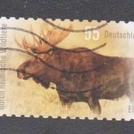 BRD Sondermarke " Wildtiere- Elch " Michelnr. 2922 o