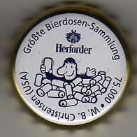 Kronkorken Herforder - Bierrekorde - größte Bierdosensammlung (043)