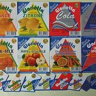 8 Limo-Etiketten - Brauerei Öttinger - Bayern