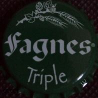 Fagnes Triple Craft-Bier Micro-Brauerei Kronkorken Kronenkorken Belgien neu unbenutzt
