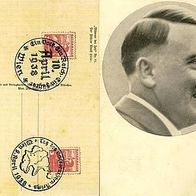 AK Männer der Zeit Adolf Hitler mit Sonderstempel