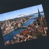 Zürich und die Alpen von 1965