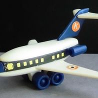 Ü-Ei Flugzeug (EU) 1984 - Mini-Bausatz - Douglas DC 9 - alle 6 Aufkleber!