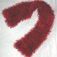 Roter Fransenschal / Schal