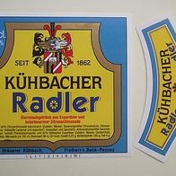 älteres Bier-Mix-Etikett - Brauerei Kühbach, Bayern
