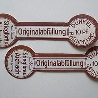 sehr altes Bier-Bügel-Etikett - Stieglbräu Aichach