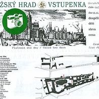 Eintrittskarte Fotoerlaubnis Prag HRAD 18.10. 2005