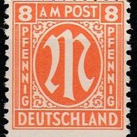 Mi. 14 * * Britischer Druck