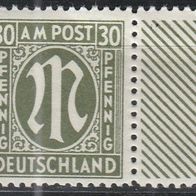 Mi. 29 Rand Rechts * * Deutscher Druck