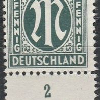 Mi. 32 Rand Unten * * Deutscher Druck