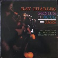 Ray Charles - genius + soul = jazz - LP - 1988 ( 1961 )