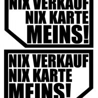 Nix Karte Nix Verkaufen Meins