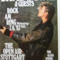 David Bowie Konzertplakat