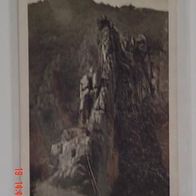 AK Bodetal Roßtrappe Hexentanzplatz gelaufen 1953 !
