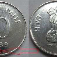 Indien 10 Paise 1989 (Noida) ## Ga6