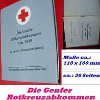 Genfer-Rot-Kreuz-Abkommen * Statuten v.1949 * Ausgabe 1958