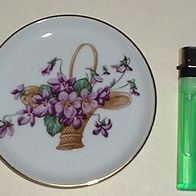kleiner Sammelteller Fürstenberg mit Blumen-Motiv RAR!
