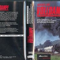 Dampf * * Abschied vom Volldampf * * 2 Videos ! * * Eisenbahn * * VHS