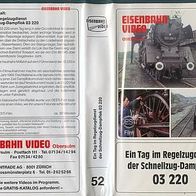 Dampf * * Unterwegs mit der 03 220 * * DESTI Film * * Eisenbahn * * VHS Rarität !!