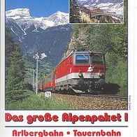 Das große Alpenpaket 1 * * gibt es nicht auf DVD * * Eisenbahn * * RG * * VHS