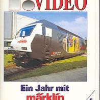 1994 - 1 JAHR mit Märklin + DVD 2007 * * Modellbahn * * Eisenbahn * * VHS