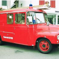 Feuerwehrfahrzeug Opel - Schmuckblatt 35.1