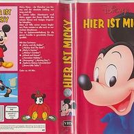 DISNEY * * HIER ist MICKY * * mit 5 tollen Zeichentrickfilmen !! * * VHS