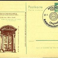 DDR SPK Apolda Kreisbriefmarkenausstellung SST