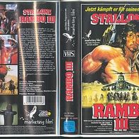 Sylvester Stallone * * RAMBO 3 * * VHS