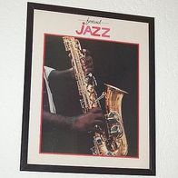 Bild im Rahmen (Saxophonspieler)