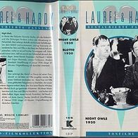 DICK & DOOF * * LAUREL & HARDY * * NIGHT OWLS * * BLOTTO * * VHS