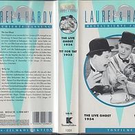 DICK & DOOF * * LAUREL & HARDY * * The LIVE GHOST * * TIT for TAT * * VHS