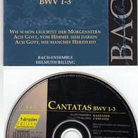 001 Edition Bachakademie – Bach-Ensemble, Helmuth Rilling ?– Cantatas – BWV 1-3 CD