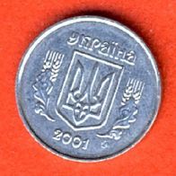 Ukraine 1 Kopijka 2001