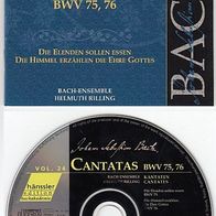 024 Edition Bachakademie – Bach-Ensemble, Helmuth Rilling ?– Cantatas – BWV 75, 76 (D