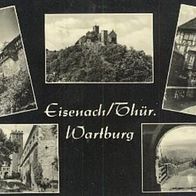 AK Eisenach Wartburg 5-Bild Ansicht 1961