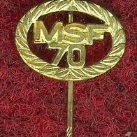 MSF 70 Jahre Motorsport Anstecknadel Pin :