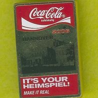 Coca Cola Hannover 2006 Anstecknadel Pin :
