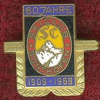 60 Jahre Ski Club Sonthofen 1969 Anstecknadel Pin :