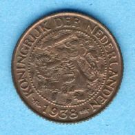 Niederlande 1 Cent 1938