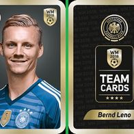 DFB Ferrero Team-Card WM 2018 Bernd Leno - NEU