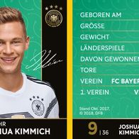 DFB-REWE Sammelkarte WM 2018 Nr. 9 Joshua Kimmich - NEU