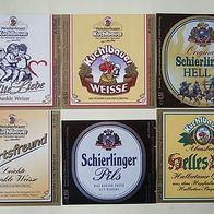 6 Etiketten, Weissbierbrauer Kuchlbauer, Bayern