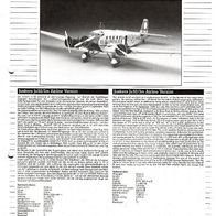 Bauplan Junkers Ju 52/ 3m Airline Version