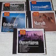 CD-Das große Musikfestival-5 CD`s