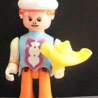 Ü-Ei Steckfigur (EU) 1995 Magico Oriente - Junge mit Wunderlampe - 5 Aufkleber